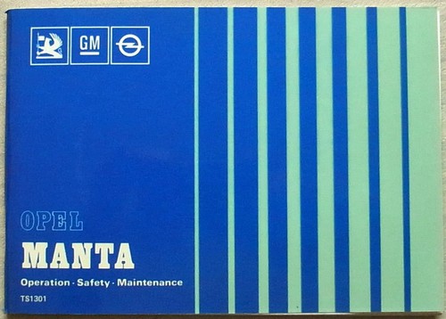 Opel manta car operation - car,