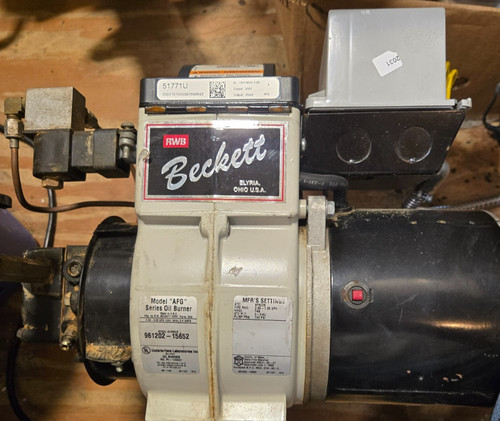 Beckett oil burner - beckett, complete