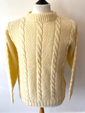 VTG unisex CREAM ARAN HAND