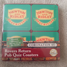 Coronation Street - Rovers Return Pub Quiz Coasters - 2010 - Sealed