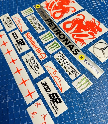 Motorsport helmet sticker set - motorsport,