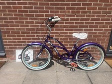 Electra Bicycle Hawaii 24” Ladies Bike Beach Cruiser Purple Schwinn Stingray 