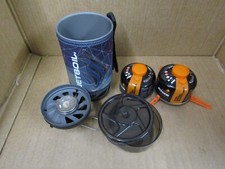 Jetboil Flash Stove Fractile & 2- 100g Fuel Canisters Compact Camping System