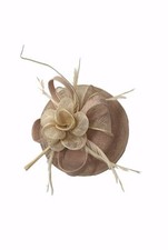 Flower Feather Hair Hat Fascinator Headband Clip Wedding Royal Ascot Formal Race