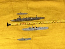 (4) Waterline Ship Models - As