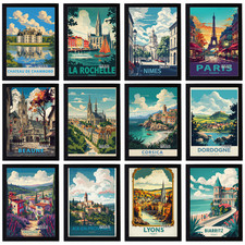 Vintage Holiday Travel Poster