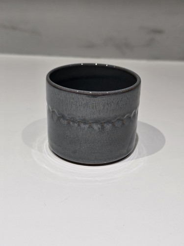 Small blue grey glazed plant - small,