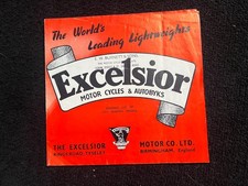 EXCELSIOR - THE WORLDS' LEADING LIGHTWEIGHTS  - ORIGINAL SALES BROCHURE - 1951