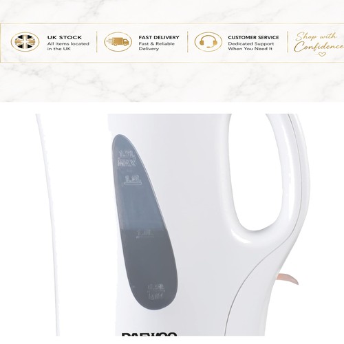 Cordless electric kettle - 1.7l,