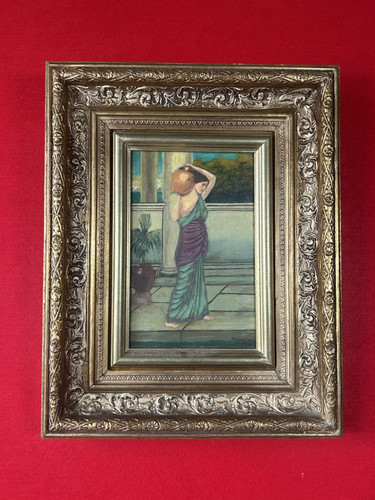 Framed original oil painting - framed,