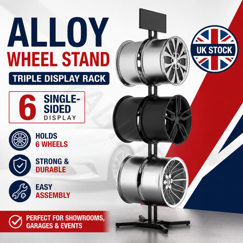 Alloy wheel stand display - alloy,