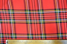 Polyviscose Tartan Fabric -
