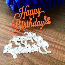 Happy Birthday Balloons die