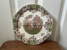 Vintage Copeland Spode Byron Series No2 10" 4 Sectioned Cake/Sandwich Plate