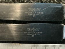 X2 Vintage cutlery Faux Bone