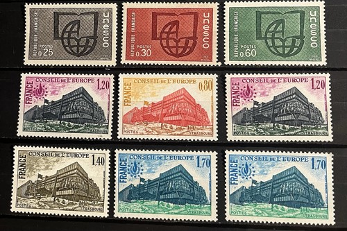 French stamps 1966 council - 1966-78,