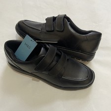 New M&S teenage lightweight soft leather school shoes (black) size uk 7 EU 40.5
