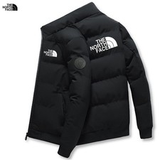 Men's Jacket Warm Winter Coat Quilted Bomber Jacket Windproof Insulated Casual