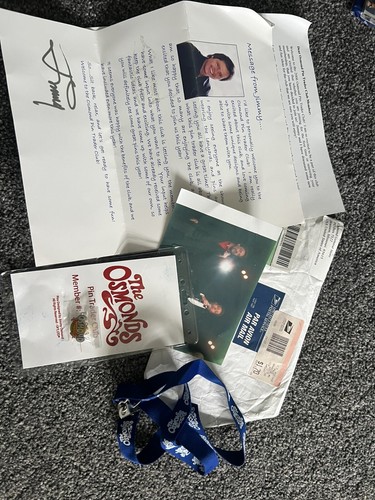 Jimmy osmond memorabilia pin - jimmy,