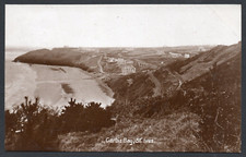 Postcard St Ives Cornwall view of Carbis Bay posted 1909 RP