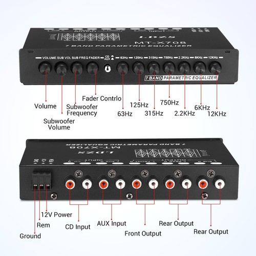 Band car audio equalizer - audio,