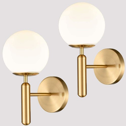 2pc wall lights e27 gold - wall,