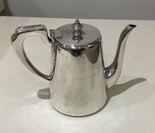 Vintage small Silver Plate Teapot Coffee Pot 3/4 pint Elkington Plate - 1 person