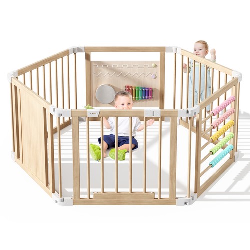 Wooden playpen extra large for - playpen,extra,