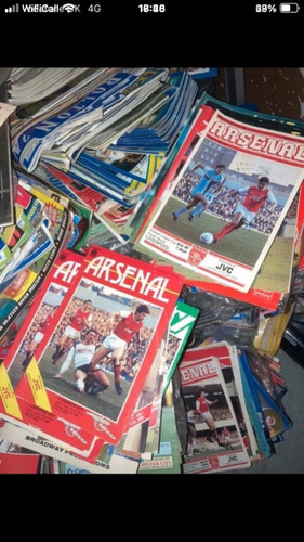Football programmes joblot - programmes,