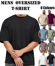 Mens Oversized Fit T-Shirt Premium Fashion Fit Oversize Cotton T shirt Top Tee
