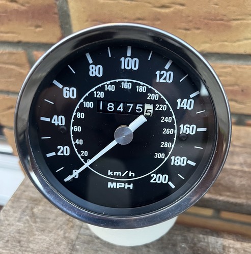 Classic car speedo 200mph - 200mph, 4