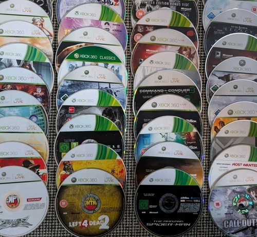 Xbox 360 games disc - games, huge