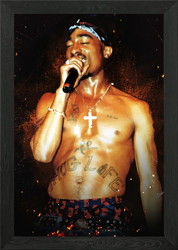 Tupac shakur 2pac - framed, wall
