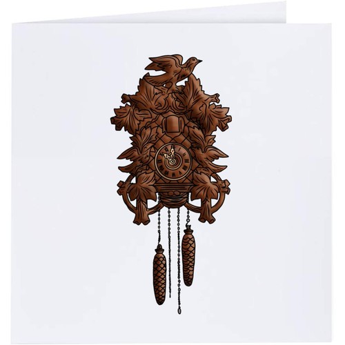 Cuckoo clock greeting - 'cuckoo, /