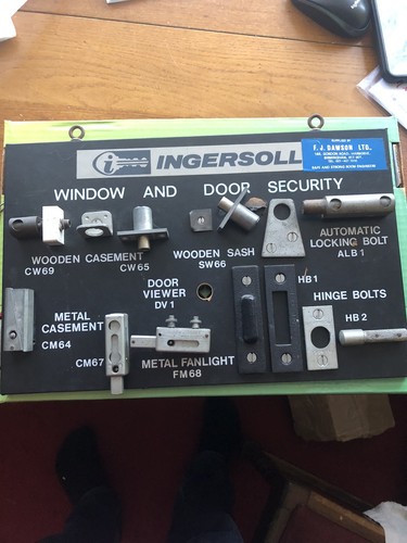 Ingersoll lock shop display - ingersoll,