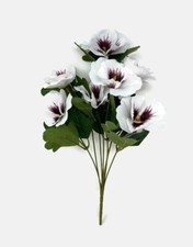 7 Stem Artificial Pansy Bush x