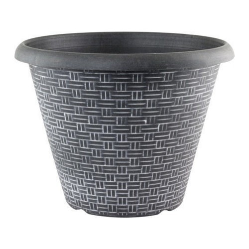Round plastic plant - plant, pot