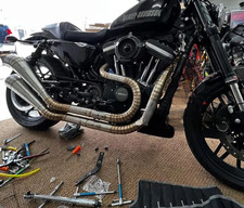 High Mount Scrambler Exhaust