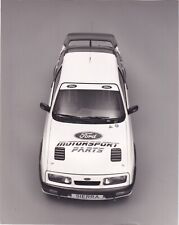 FORD SIERRA, FORD MOTORSPORT PARTS CAR OVERVIEW PHOTOGRAPH.