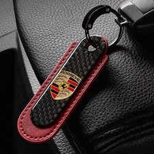 Porsche Keyring Carbon Red