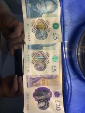 Pound note and - 20,