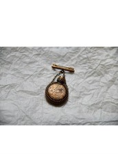 Antique perfume bottle brooch - bottle,