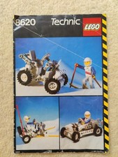 Lego Technic 8620 Snow Scooter Instructions 1986 Vintage Retro