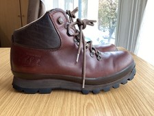 Brasher Hillmaster Gore-tex Brown Leather Walking Boots Size 7 Hiking