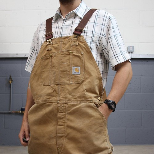Vintage carhartt dungarees tan - carhartt,