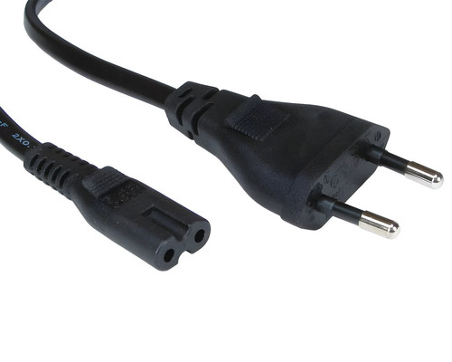 Euro figure mains - 2m, cable