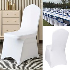 White Arched Spandex Chair