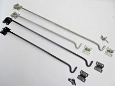 STEEL WIRE Extra large long Steel Cabin Hook and Eye Shed Gate Door Latch Holder