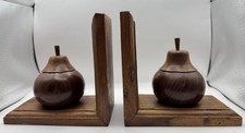 Two Vintage Retro Treen Hollow