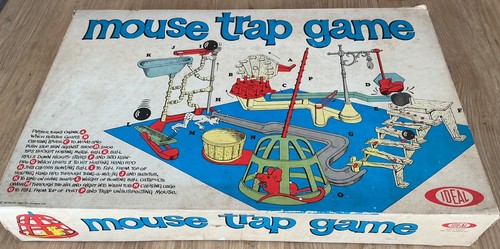 1963 mouse trap board game - 1963,